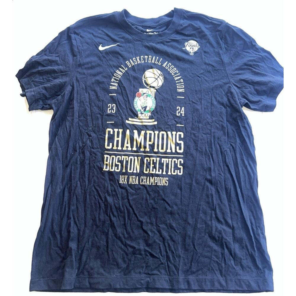 Nike Boston Celtics 2024 NBA Championship Finals TShirt Men’s Large